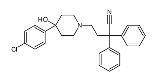 4-(4-氯苯基)-4-羟基哌啶-1-基-2,2-二苯基丁腈 结构式