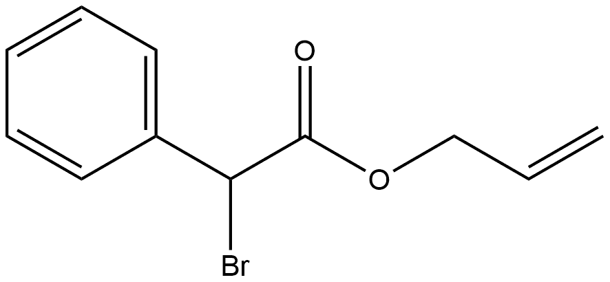 α-溴苯乙酸烯丙酯 结构式