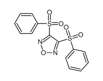 3,4-二(苯磺酰)-1,2,5-恶二唑 结构式