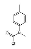 N-甲基-N-(4-甲基苯基)氨基甲酰氯 结构式