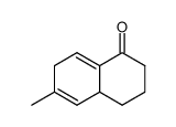 1(2H)-Naphthalenone, 3,4,4a,7-tetrahydro-6-methyl- 结构式