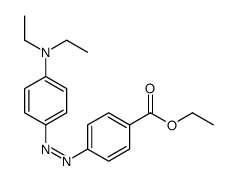 4-[2-[4-(二乙氨基)苯基]二氮烯基]苯甲酸乙酯 结构式