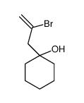 1-(2-溴-2-丙烯基)环己醇 结构式