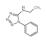 N-乙基-1-苯基-1H-四唑-5-胺 结构式