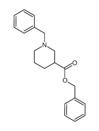 1-苄基-3-哌啶甲酸苄酯 结构式