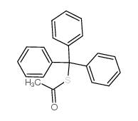 三苯基甲硫醇乙酸 结构式