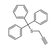 Benzene, 1,1',1''-[(2-propyn-1-ylthio)methylidyne]tris- 结构式