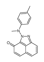 Benz[cd]indazol-3(2H)-one, 2-[methyl(4-methylphenyl)amino]- 结构式