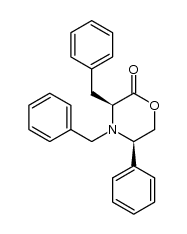 (3S,5R)-3,4-二苄基-5-苯基-2-吗啉酮 结构式