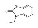 3-乙基-2(3H)-苯并噻唑硫酮 结构式