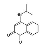 4-异丙氨基-1,2-萘二酮 结构式