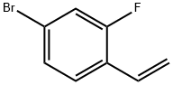 4-溴-2-氟-1-乙烯基苯 结构式