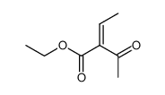 (2E)-2-乙酰基-2-丁烯酸乙酯 结构式