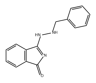 3-[2-(苄基)肼基]-1H-异吲哚-1-酮 结构式