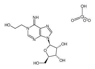 1-(2-羟乙基)腺苷高氯酸盐 结构式