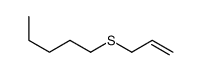 Pentane, 1-(2-propen-1-ylthio)- 结构式