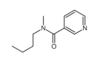 3-Pyridinecarboxamide, N-butyl-N-methyl- 结构式