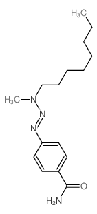 Benzamide, 4-(3-methyl-3-octyl-1-triazen-1-yl)- 结构式