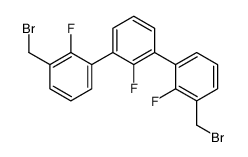 1,1':3',1''-三联苯,3,3''-双(溴甲基)-2,2',2''-三氟- 结构式