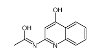 N-(4-羟基-2-喹啉基)乙酰胺 结构式