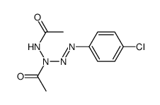 1-(乙酰氨基)-2-[(4-氯苯基)亚氨基]乙酰肼 结构式