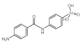 N-(对氨基苯甲酰基)阿散酸 结构式