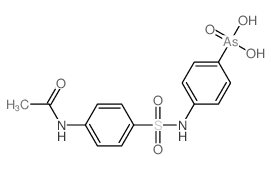 Arsonic acid, [4-[[[4-(acetylamino)phenyl]sulfonyl]amino]phenyl]- (9CI) 结构式