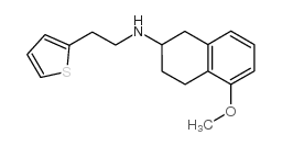 N-(1,2,3,4-四氢-5-甲氧基-2-萘基)-2-噻吩乙胺 结构式