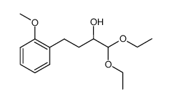 α-(二乙氧基甲基)-2-甲氧基苯丙醇 结构式