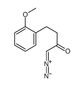 2-Butanone, 1-diazo-4-(2-methoxyphenyl)- 结构式