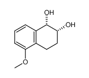 1,2-Naphthalenediol, 1,2,3,4-tetrahydro-5-methoxy- 结构式