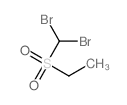 Ethane,[(dibromomethyl)sulfonyl]- 结构式