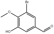 3-溴-5-羟基-4-甲氧基苯甲醛 结构式