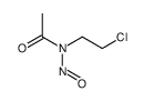 N-(2-氯乙基)-N-亚硝基乙酰胺 结构式
