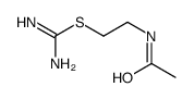 Carbamimidothioic acid, 2-(acetylamino)ethyl ester 结构式