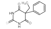 5-苯基-5-乙基-2-硫代硫巴比妥酸 结构式