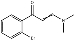 1-（2-溴苯基）-3-二甲基氨基-2-丙烯-1-酮 结构式