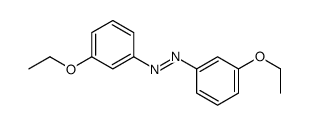 3,3'-二乙氧基偶氮苯 结构式
