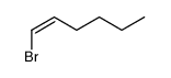 顺-1-溴-1-己烯 结构式