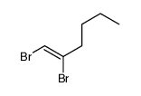 反-1,2-二溴-1-己烯 结构式
