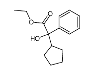 α-环戊基-α-羟基苯乙酸乙酯 结构式