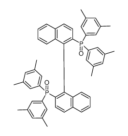 Phosphine oxide, [2'-[bis(3,5-dimethylphenyl)phosphinyl][1,1'-binaphthalen]-2-yl]bis(3,5-dimethylphenyl)- 结构式