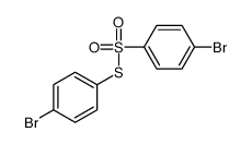 4-溴苯硫代磺酸 S-(4-溴苯基)酯 结构式