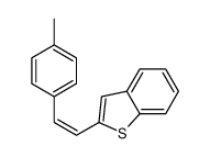 2-[2-(4-甲基苯基)乙烯基]-1-苯并噻吩 结构式