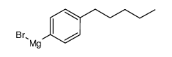 4-正戊基苯基溴化镁 结构式