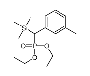 Phosphonic acid, [(3-methylphenyl)(trimethylsilyl)methyl]-, diethyl ester (9CI) 结构式