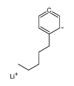 4-戊基苯基锂 结构式