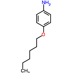 4-己氧基苯胺 结构式