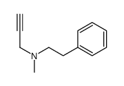 Benzeneethanamine, N-methyl-N-2-propyn-1-yl- 结构式