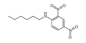 N-己基-2,4-二硝基苯胺 结构式